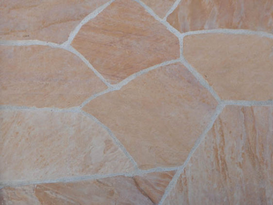 Slate Patio Slabs >> Arizona Flagstone Buff Patio Pavers - Bourget Bros Slate Patio Slabs >> Arizona Flagstone Buff Patio Pavers - Bourget Bros