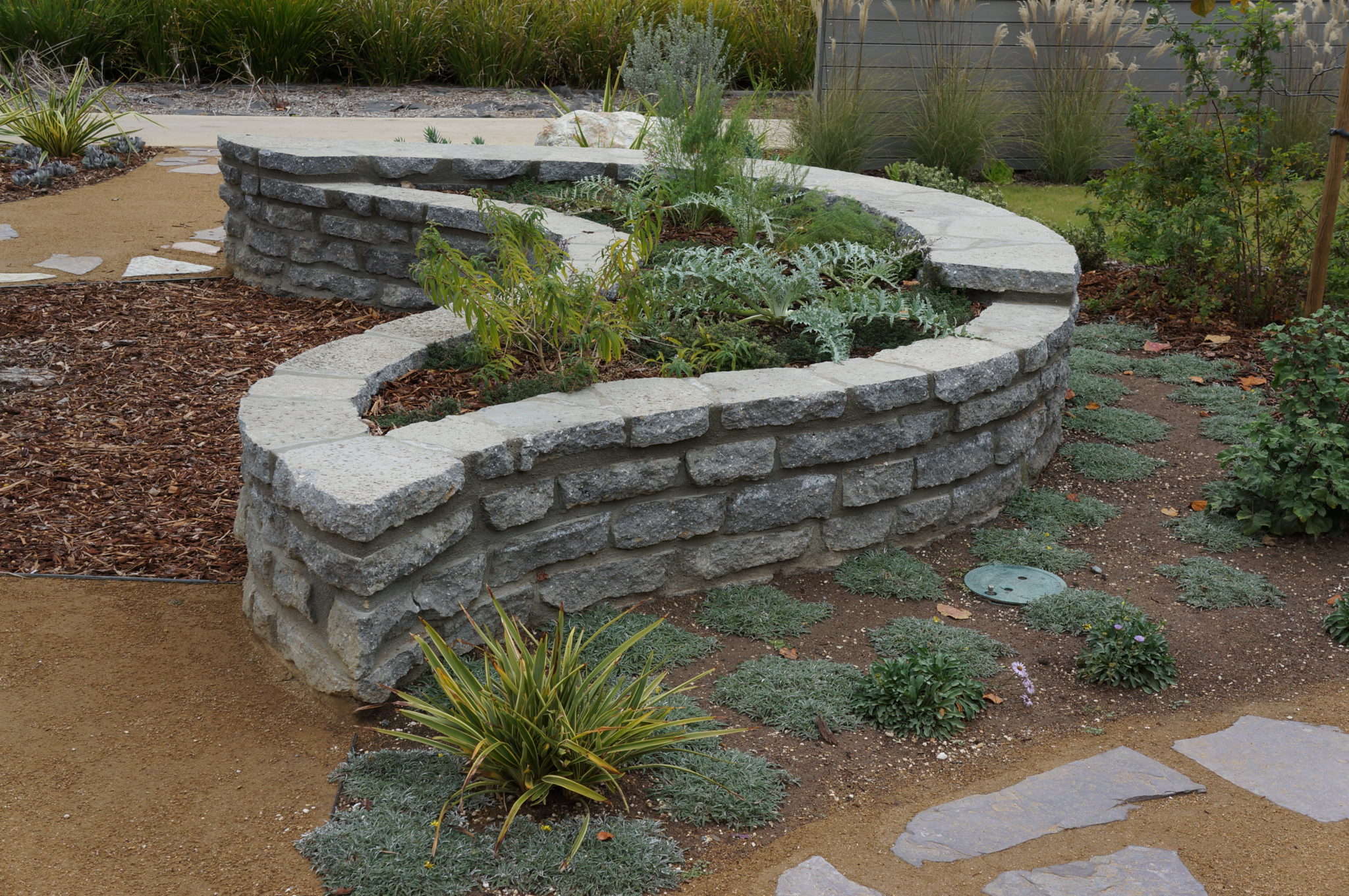 Broken Concrete Garden Planter Bourget Bros