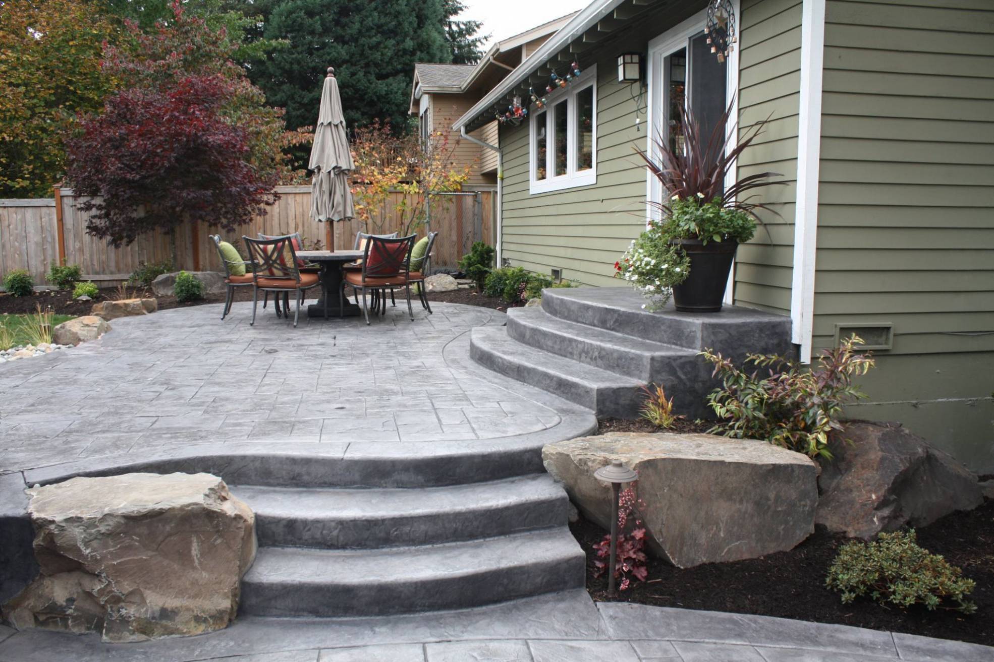 4 Patio Updates Bourget Bros 4 Extraordinary Updates For An Ordinary Concrete Slab Patio
